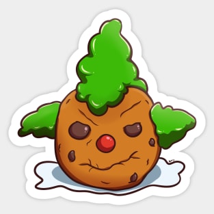 Clown Cookie Halloween Cute Food Sticker